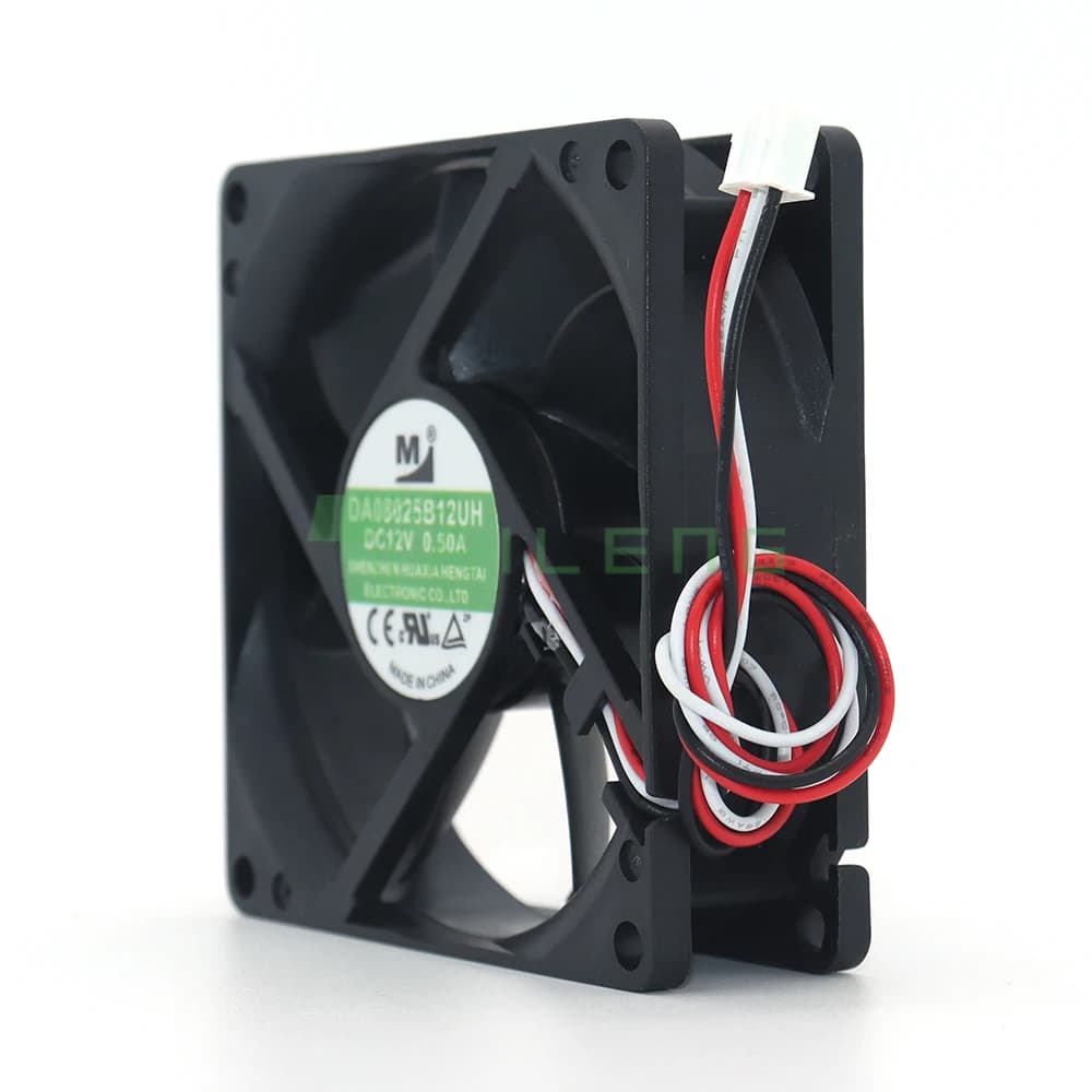 Ventola di raffreddamento Server Alimentatore inverter DA08025B12UR 8 cm 8025 80x80x25 mm Ventola da 80 mm DC 12 V 0,50 A Doppio cuscinetto a sfere ad alto volume