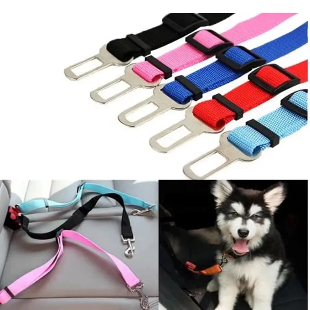 Dog Car Seat Belt Safety Protector Travel Pets Accessories Dog Leash Collar Breakaway Solid Car Harness Pet Car Seat Belts