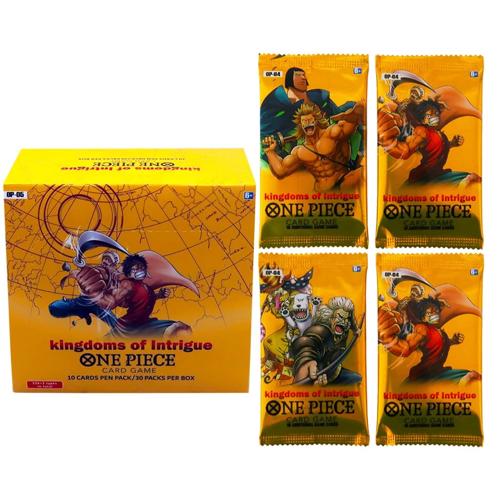 Carte da gioco da tavolo per collezione di carte inglesi One Piece da 300 pezzi