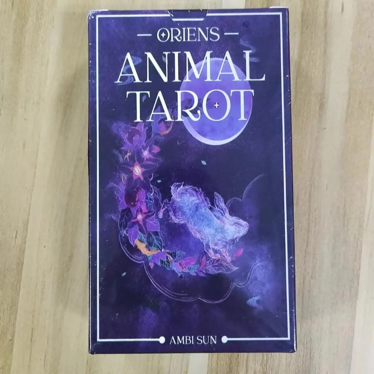 12x7 Cm Oriens tarocchi animali 78 pezzi carte con guida