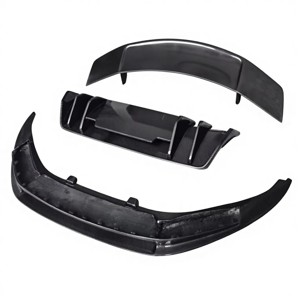 For R8 Carbon Fiber Vorsteine-r Style Anti Scratch Lip Kit Front Lip Rear Diffuser Spoiler Factory Direct