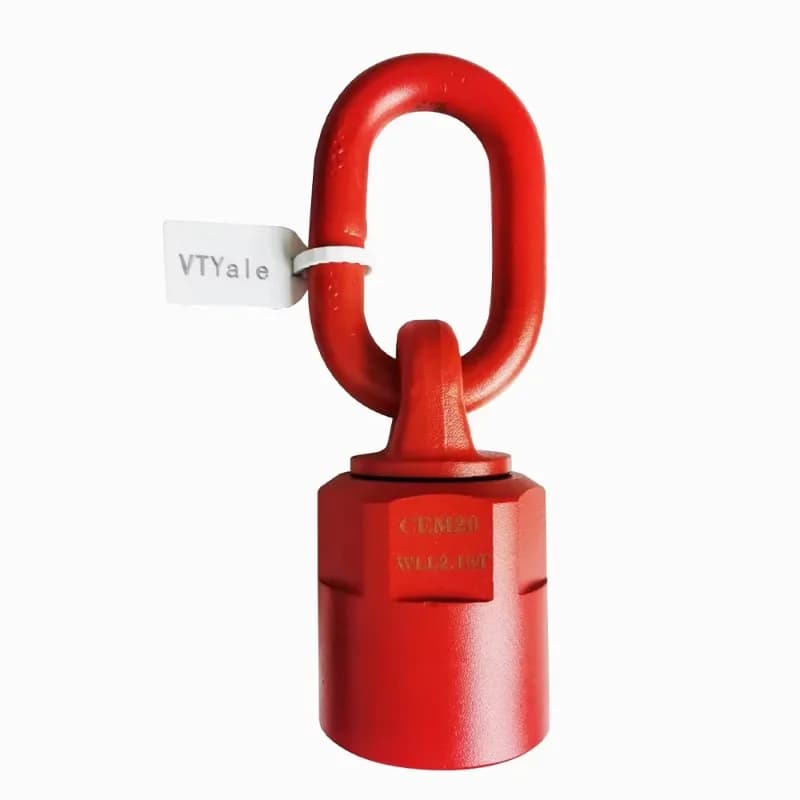Heavy duty reliable and durable universal crane nut ring 360 degree rotating ring nut for lifting