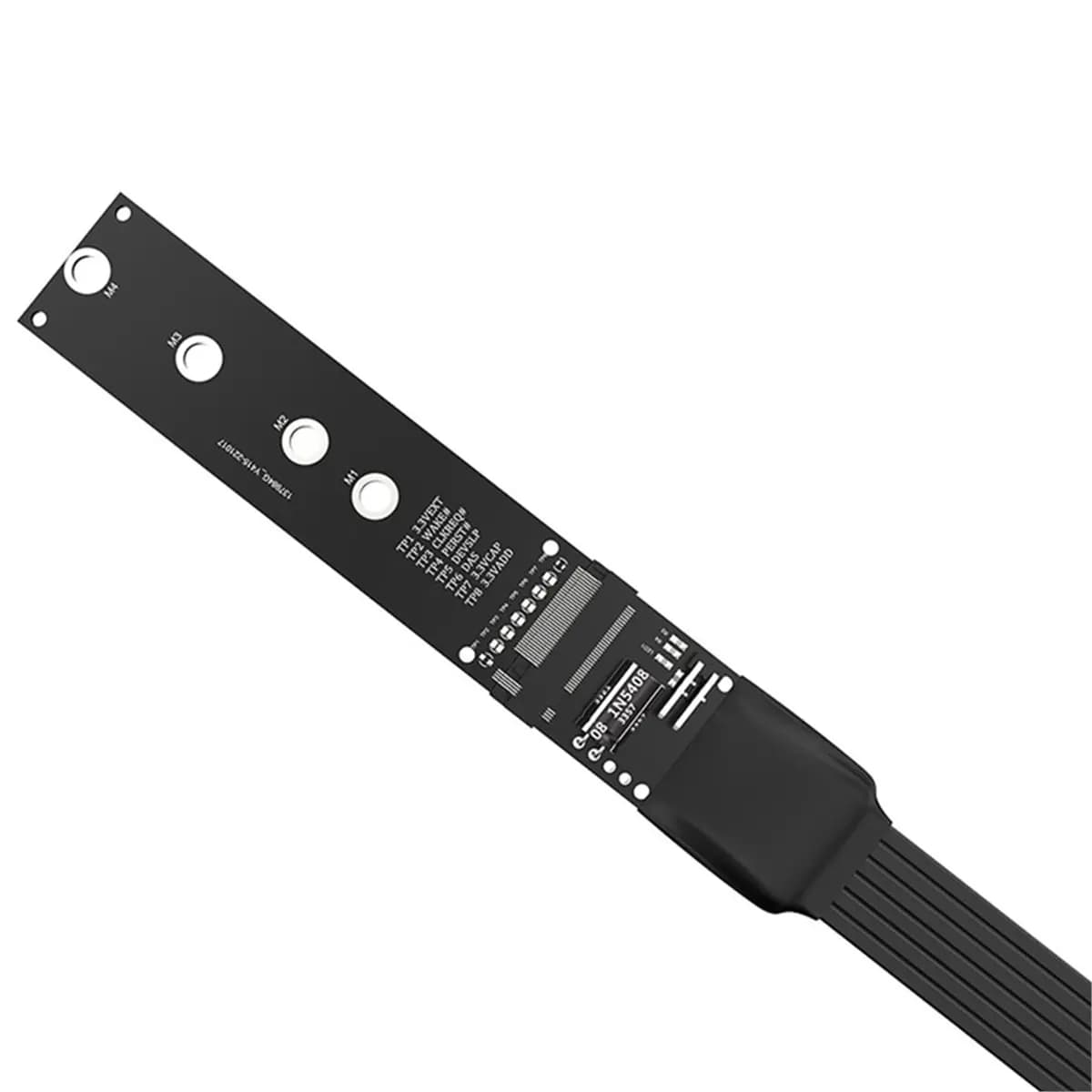 NEW FACTORY~M.2 NVMe SSD Extension Cable PCIe 4.0 X4 M-Key Riser Card Extender for M.2 2230 2242 2260 2280 Solid State Drive