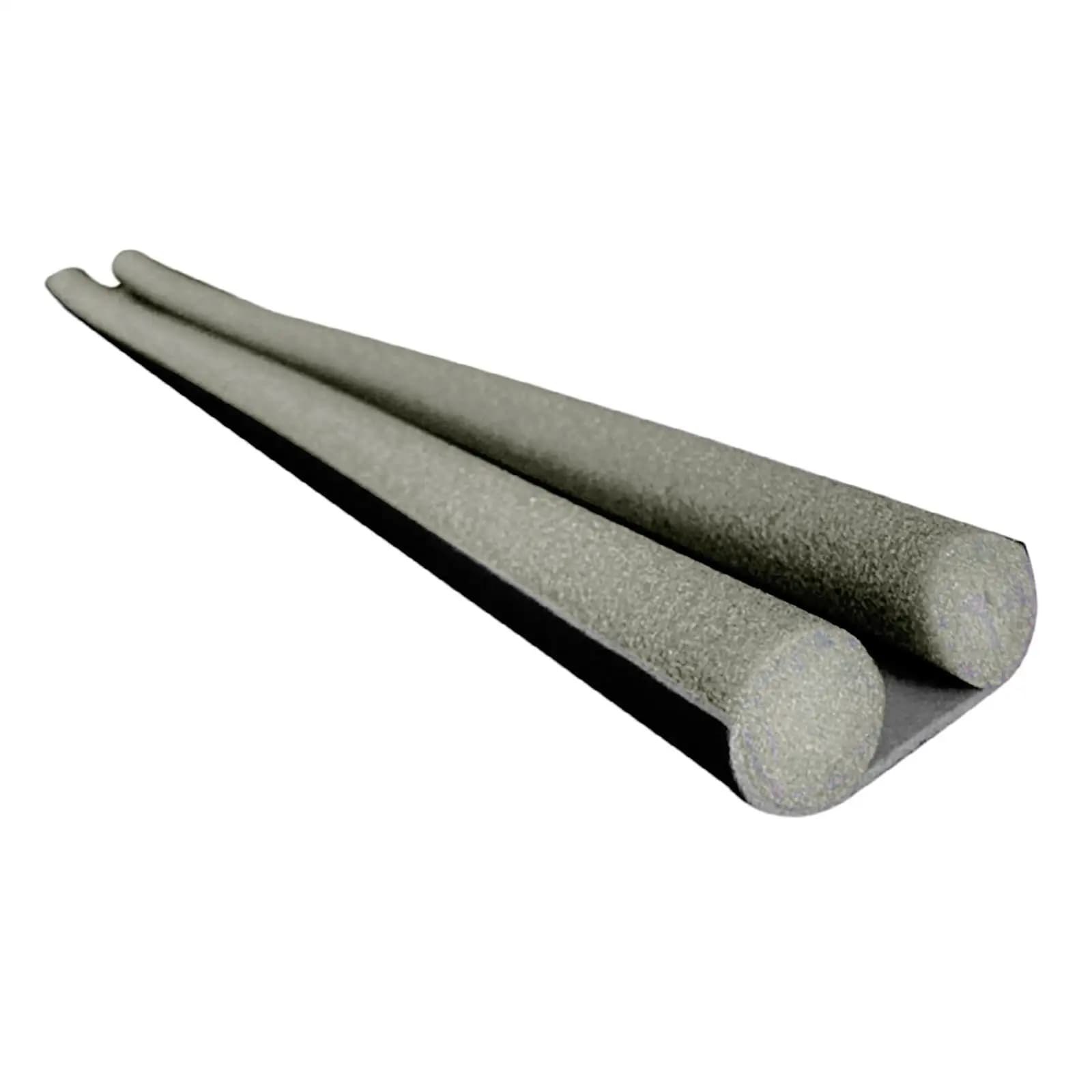 Door Stopper Sound Door Sweep Stopper under Door Seal for Bottom of Door , Black