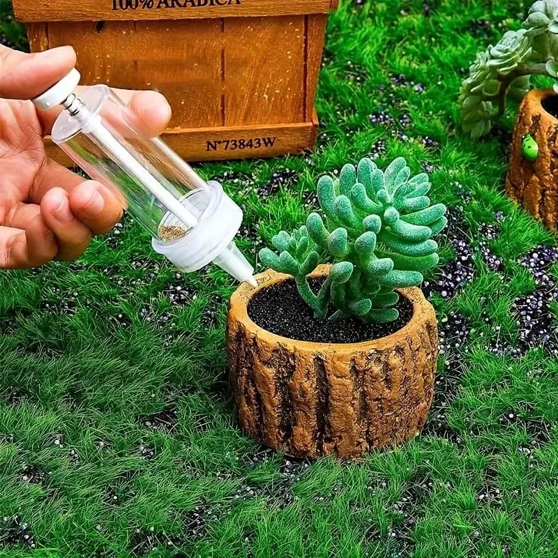 Manual Semi Dispenser, Mini Gardening Portable Mill, Essential Accessories for Vase and Aiuole