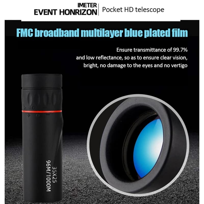 Binocolo da esterno ABKG Pro 30X25 con mini binocolo portatile per visione notturna ad alta risoluzione