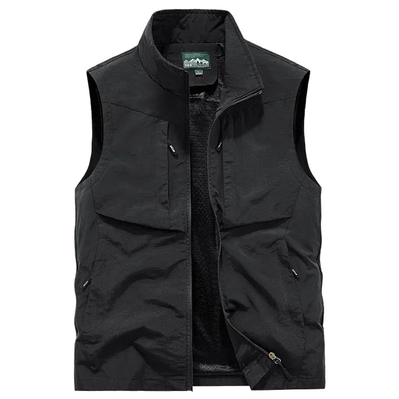 Plus Size 7XL 8XL gilet da pesca da uomo Outdoor Quick-Dry caccia viaggi palestra Jogging Running Sport gilet in rete senza maniche giacca