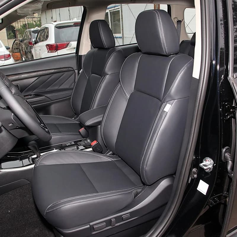 Customized Car Accessories Covers 5 Top Leather Seats for Mitsubishi Outlander 3th 4th Sport 2014-2024