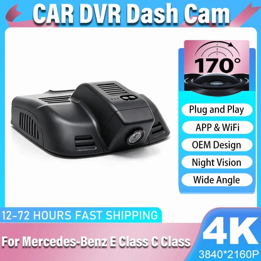 Plug and play Car DVR WIFI videoregistratore Dash Cam Camera per Mercedes Benz classe E W212 W204 W207 C207 C200 E200 E230 E300 E350