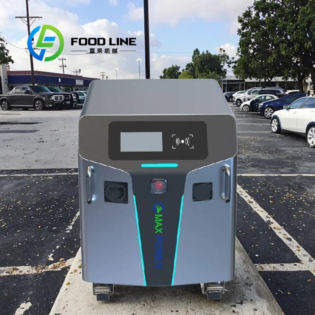 Stazione di ricarica portatile per auto elettriche CCS2 11KW 20KW 11KWh con accumulo di energia, personalizzabile