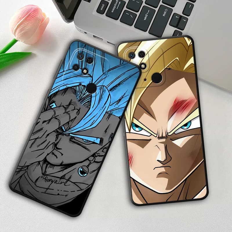 Cover per Telefono Dragon Ball Goku per Xiaomi Poco F8 M5 C71 X3 X4 X5 X7 Pro F1 M3 M4 M7 Pro C61 F3 C75 C50