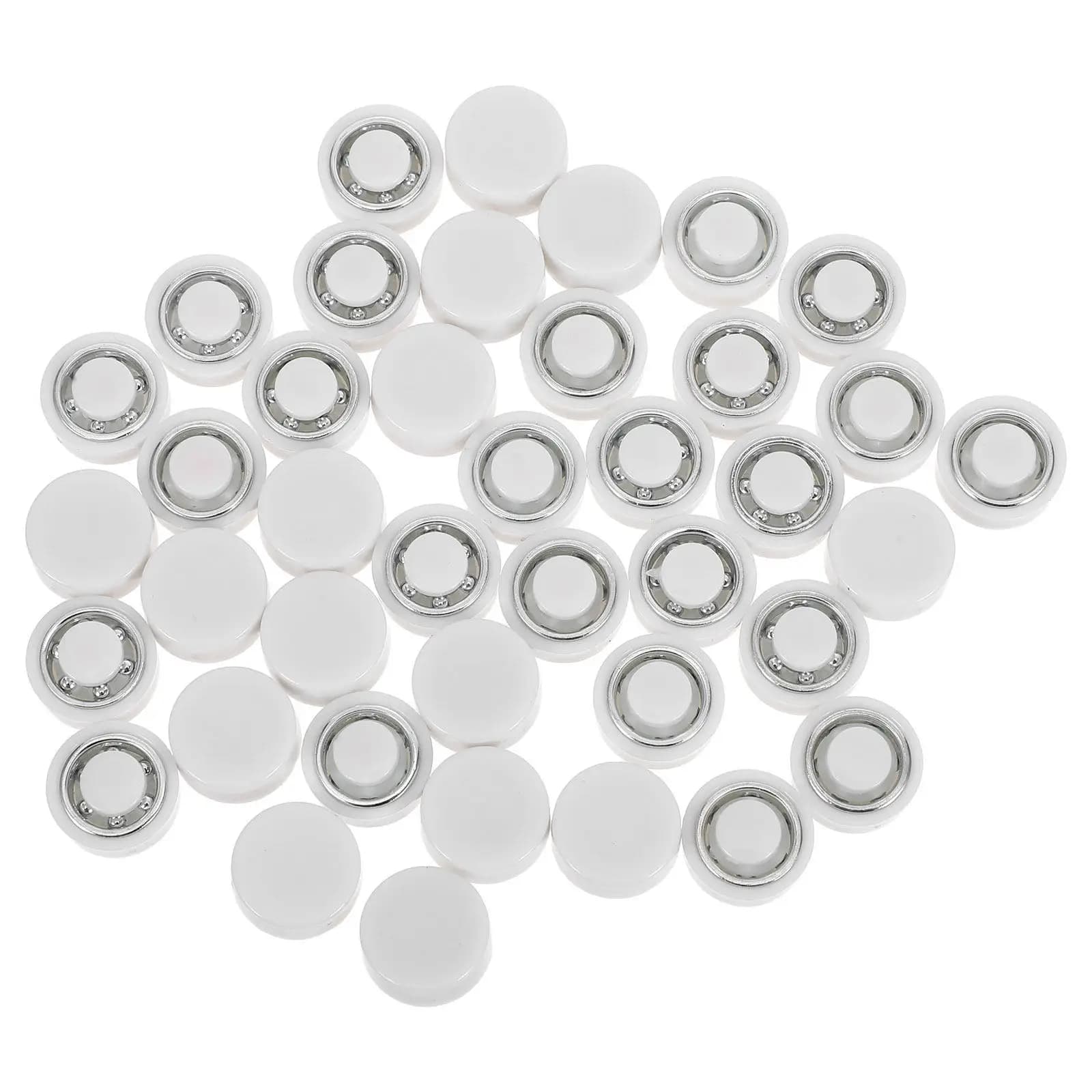 40Pcs Windmill Rotary Bearings DIY Craft Swivel Base Smooth Rotatable Mini Ball Bearings for Handmade Art Jewelry Hair Clips