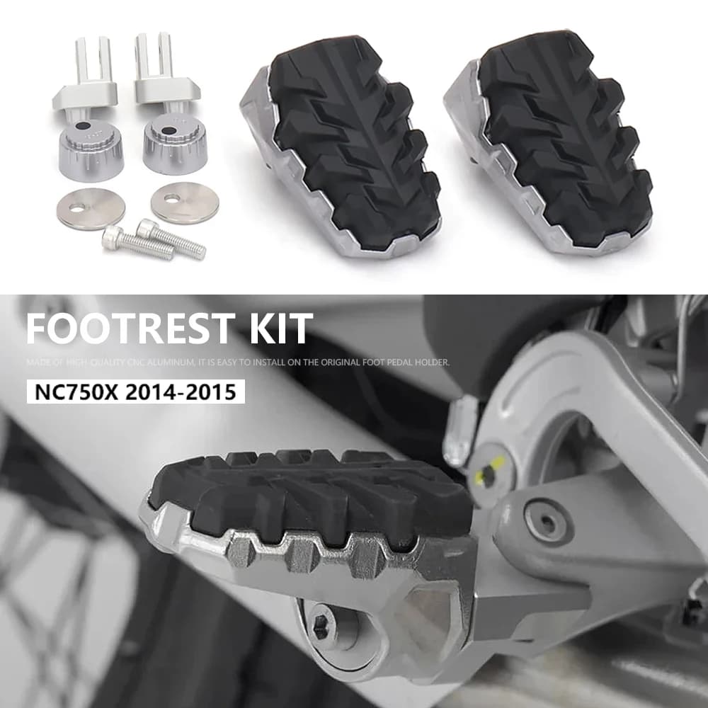 Kit Pedane Poggiapiedi Anteriori Moto per Honda NC750X NC 750X NC 750 X 2014 2015