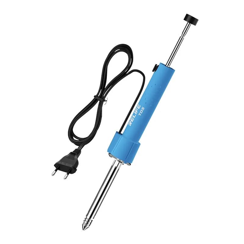 RELIFE TO5 Aspiratore di stagno elettrico per saldatura, pompa a vuoto per dissaldatura di circuiti stampati, strumento per saldatura