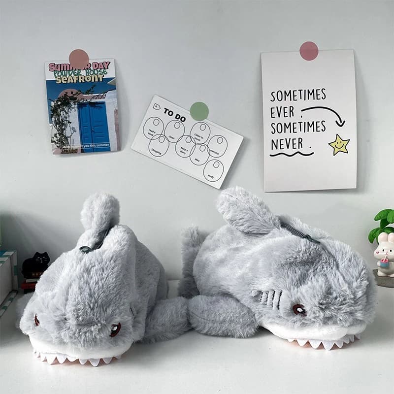 Simpatico astuccio per matite Ocean Shark Borsa per cosmetici Astuccio per penne portatile di grande capacità Scatola di immagazzinaggio di cancelleria Forniture per ufficio scolastico