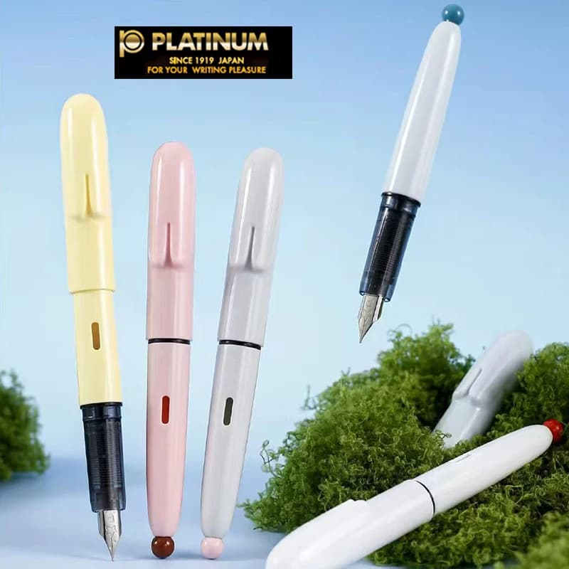 Penna Stilografica per Studenti Little Rabbit con Risparmio d'Inchiostro, Mini Carina, Conservazione dell'Inchiostro, Design Speciale PLATINUM