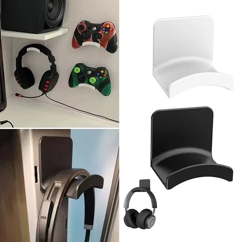 1pc supporto per cuffie universale a parete supporto per Controller di gioco espositore per cuffie sotto il gancio del gancio della scrivania per auricolare