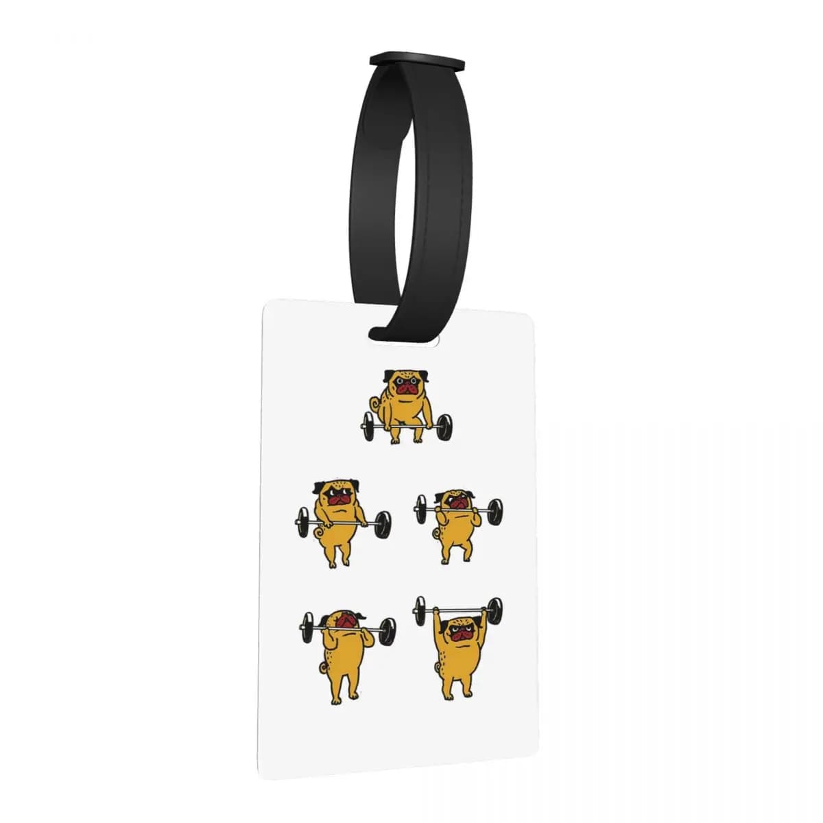Etichette per bagagli Clean And Jerks, accessori per valigie, etichette per bagagli da viaggio, porta etichette per bagagli, porta nome e indirizzo