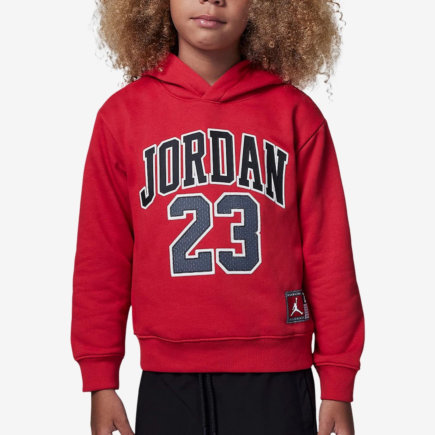 Felpa con cappuccio casual per bambini Nike Authentic JORDAN con cappuccio in velluto FV3207-687