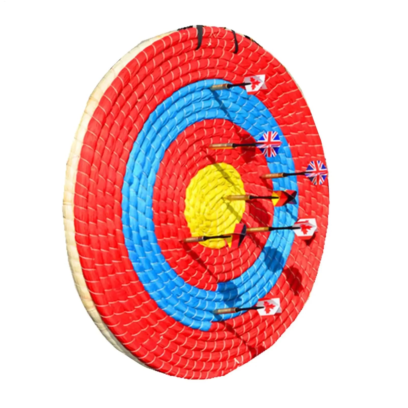 Bersaglio per erba da 40 cm in colori luminosi Prodotti di paglia Arco ricurvo per esterni Accessori per tiro con l'arco Bersaglio per frecce e arco