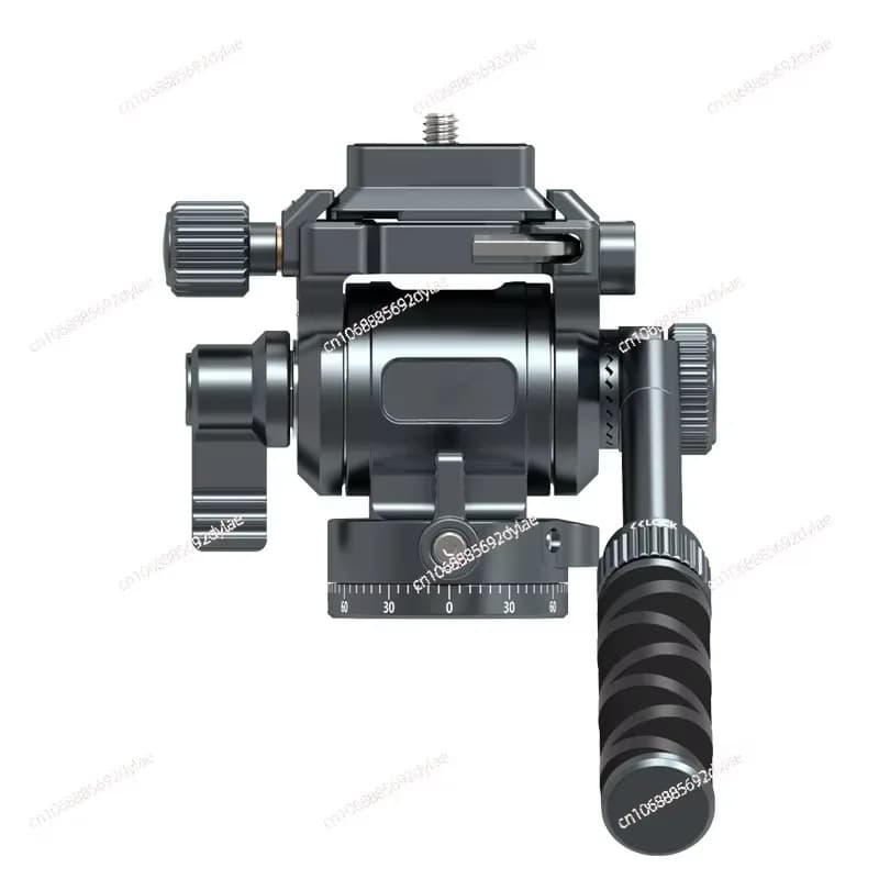 Fotocamera DSLR idraulica in metallo e lega di alluminio, telefono cellulare, maniglia esterna, gimbal smorzante, treppiede portatile