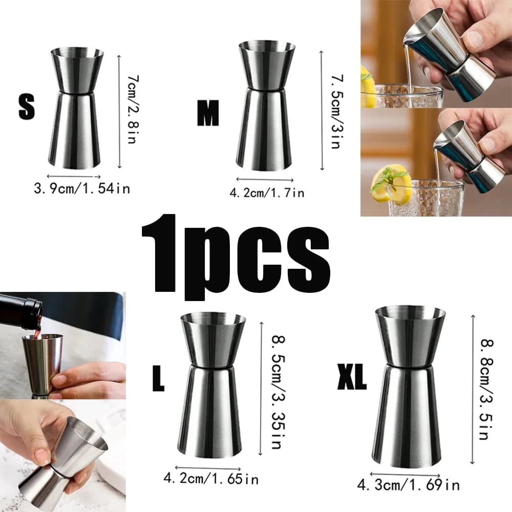 Tazza da cocktail in acciaio inossidabile giapponese 30/40/50/60ml Cucina Bar Party Home Spirits Drink Misura Jigger Accessori Strumento
