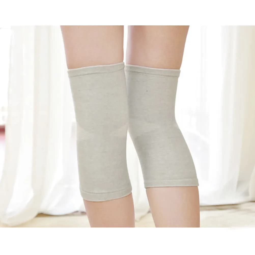 1 Paio di Supporti per Ginocchio, Manicotti a Compressione Elastici per Alleviare il Dolore, Tutore per Lesioni al Menisco e Legamenti, Recupero Post-Operatorio, Antiscivolo