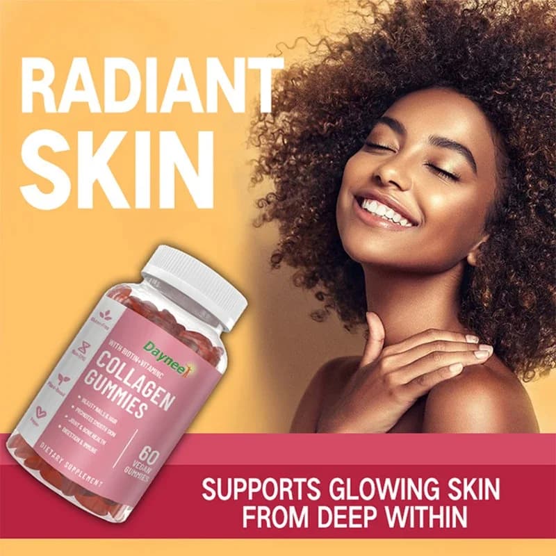 Reconstitute collagen, whitening promotes smooth skin, restores gloss of hair nails, healthy bones, joints