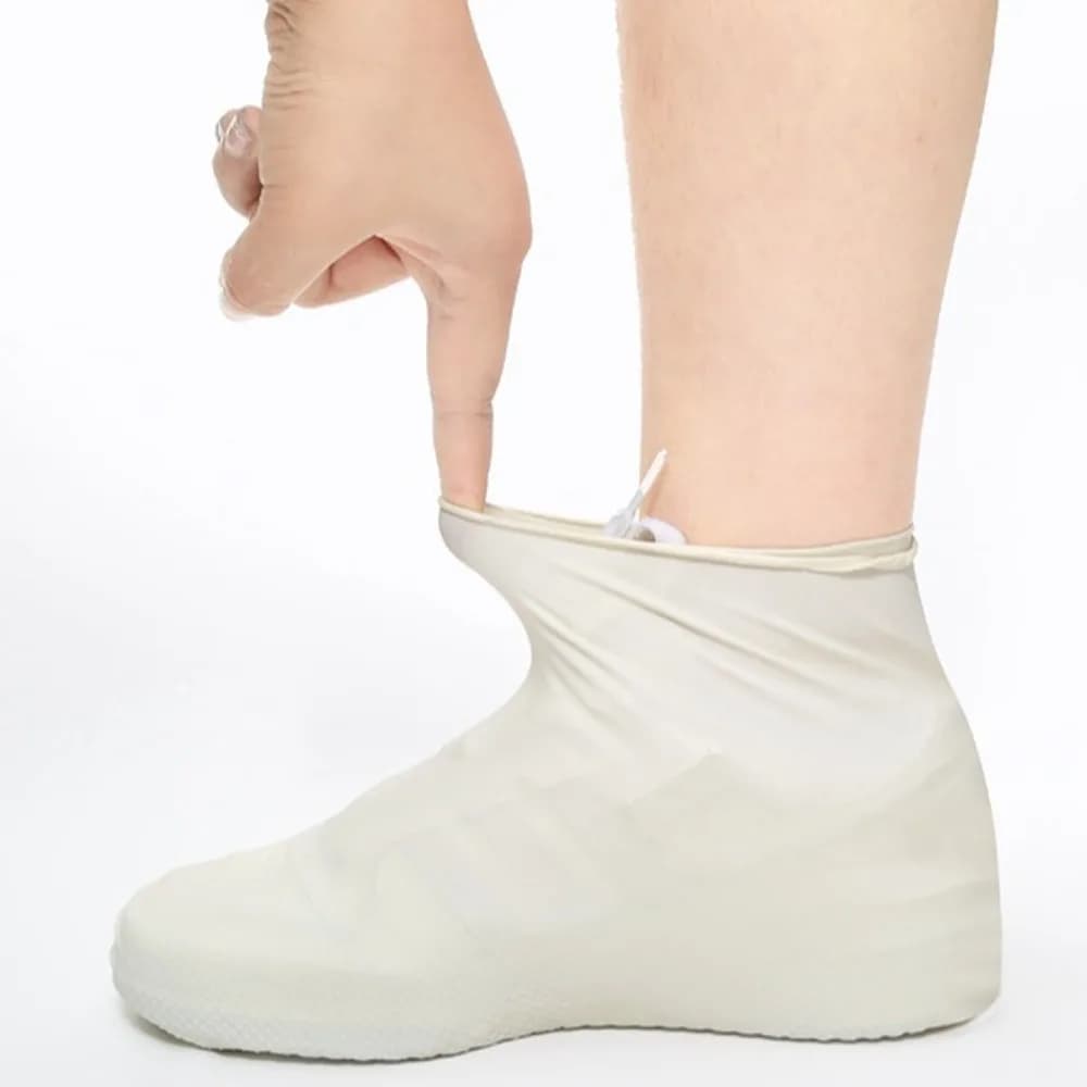 Walking Shoes Latex Shoe Covers Waterproof Reusable Rain Shoe Cover Elastic Thickened Rain Boot Outdoors