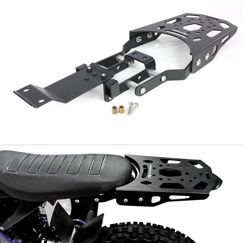 Portapacchi Posteriore per Moto Elettrica Surron Light Bee X Segway X160 X260 - Supporto Portabagagli Posteriore per Dirt Bike