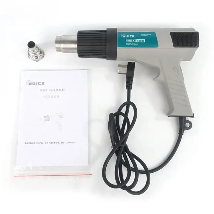 SAT1 Per 220/110V QUICK 885W Stazione di rilavorazione ad aria calda portatile pistola termica stazione di saldatura ad aria calda