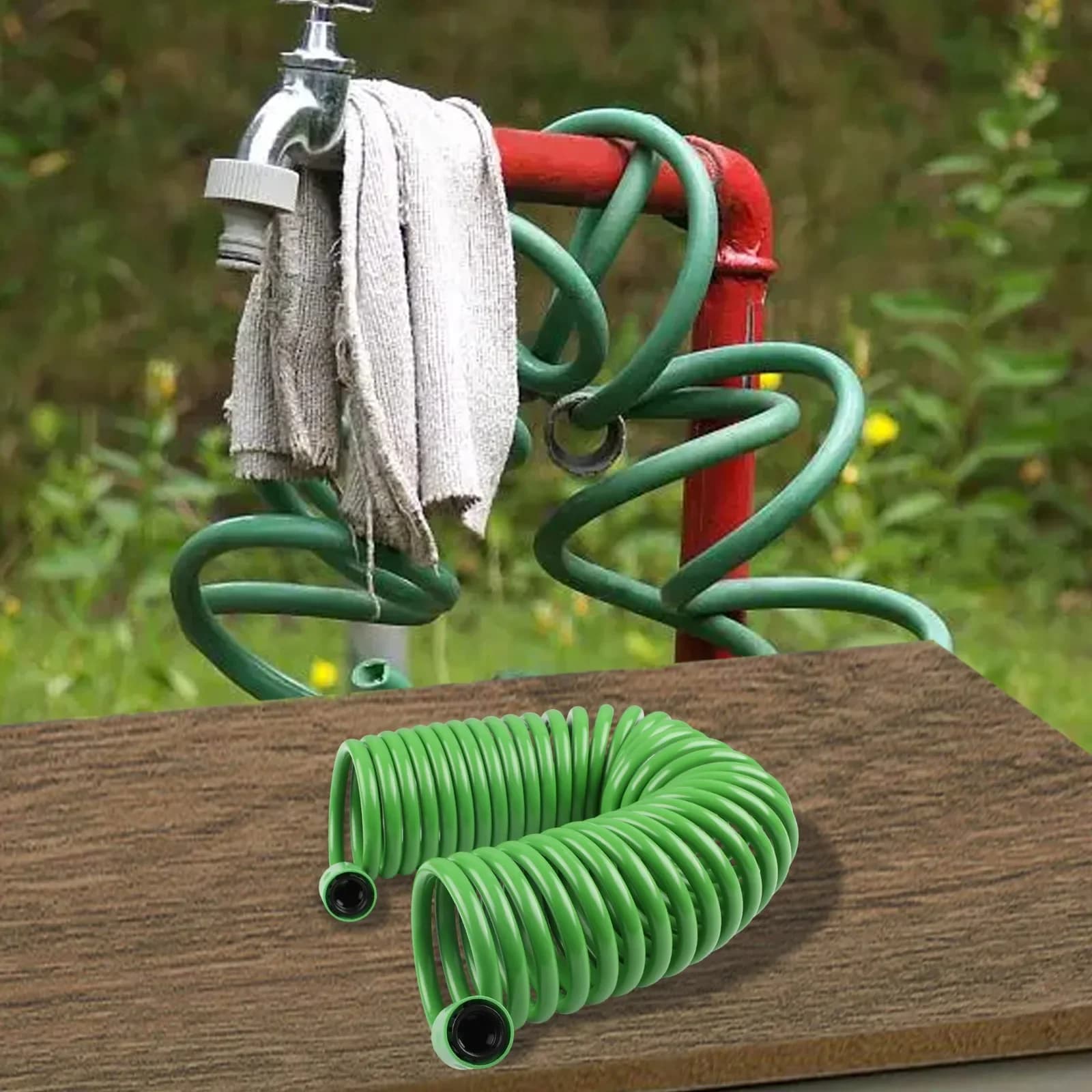 Tubo Flessibile da Giardino 20m per Irrigazione Esterna, Versatile e Affidabile per Annaffiare Fiori e Uso Multiplo