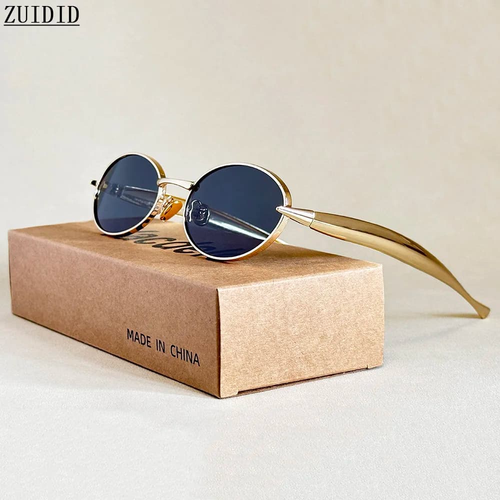 Occhiali da sole ovali Donna Trendy 2025 Occhiali da sole vintage di lusso Occhiali moda Dropshipping Lentes De Sol Mujer Lunette Soleil Femme