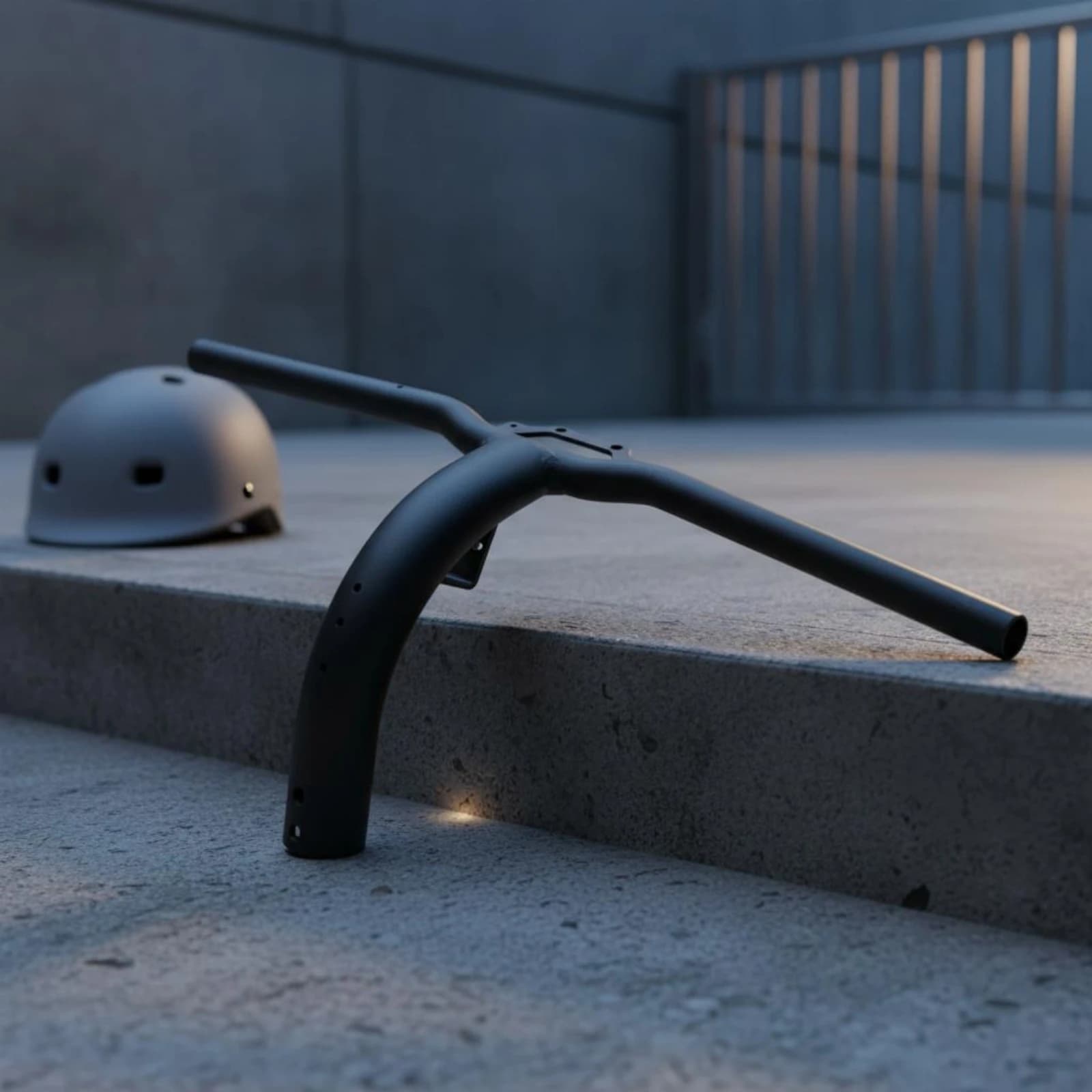 Electric Scooter Handlebar Assembly Aluminium Alloy Scooter Handlebar Post Mobility Part Easy Installation Metal Build