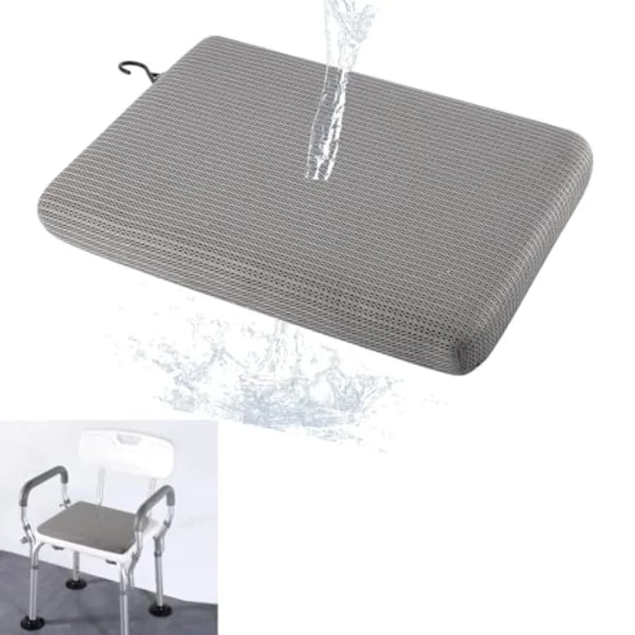 Cuscino per sedile doccia, cuscino per sedia da bagno, cuscino per vasca da bagno, tappetino antiscivolo per vasca, tappetino di sicurezza per doccia, cuscino per sedile sauna, doccia