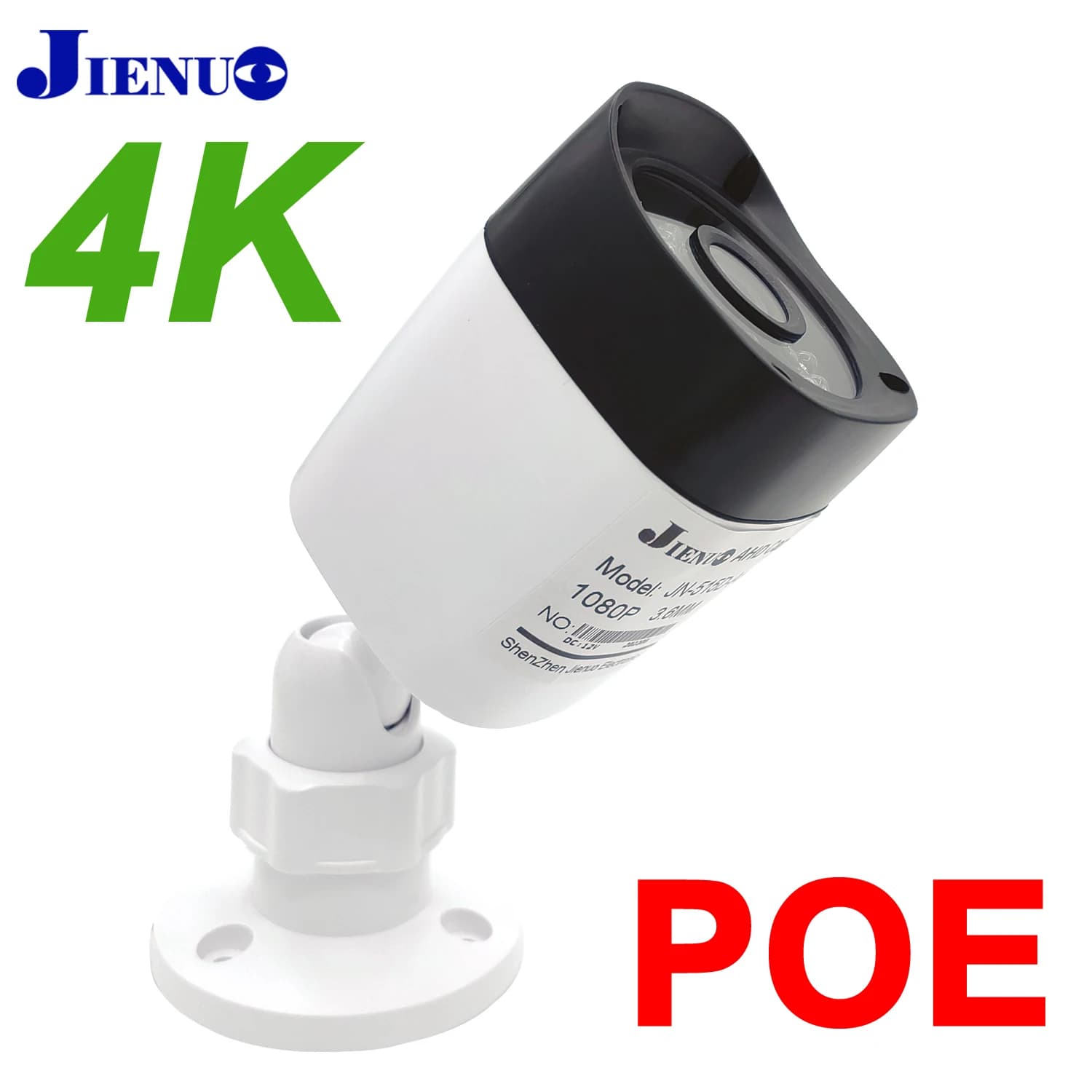 Telecamera Poe 8MP 4K sorveglianza di sicurezza impermeabile esterna NightVision 4MP 5MP Onvif CCTV Video HD Home IP Cam monitoraggio remoto