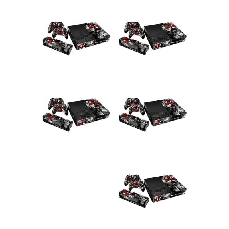 【PHONE ACCESSORY】5X Cross Red Decal Skin Sticker Protector For XBOX ONE Controller Console