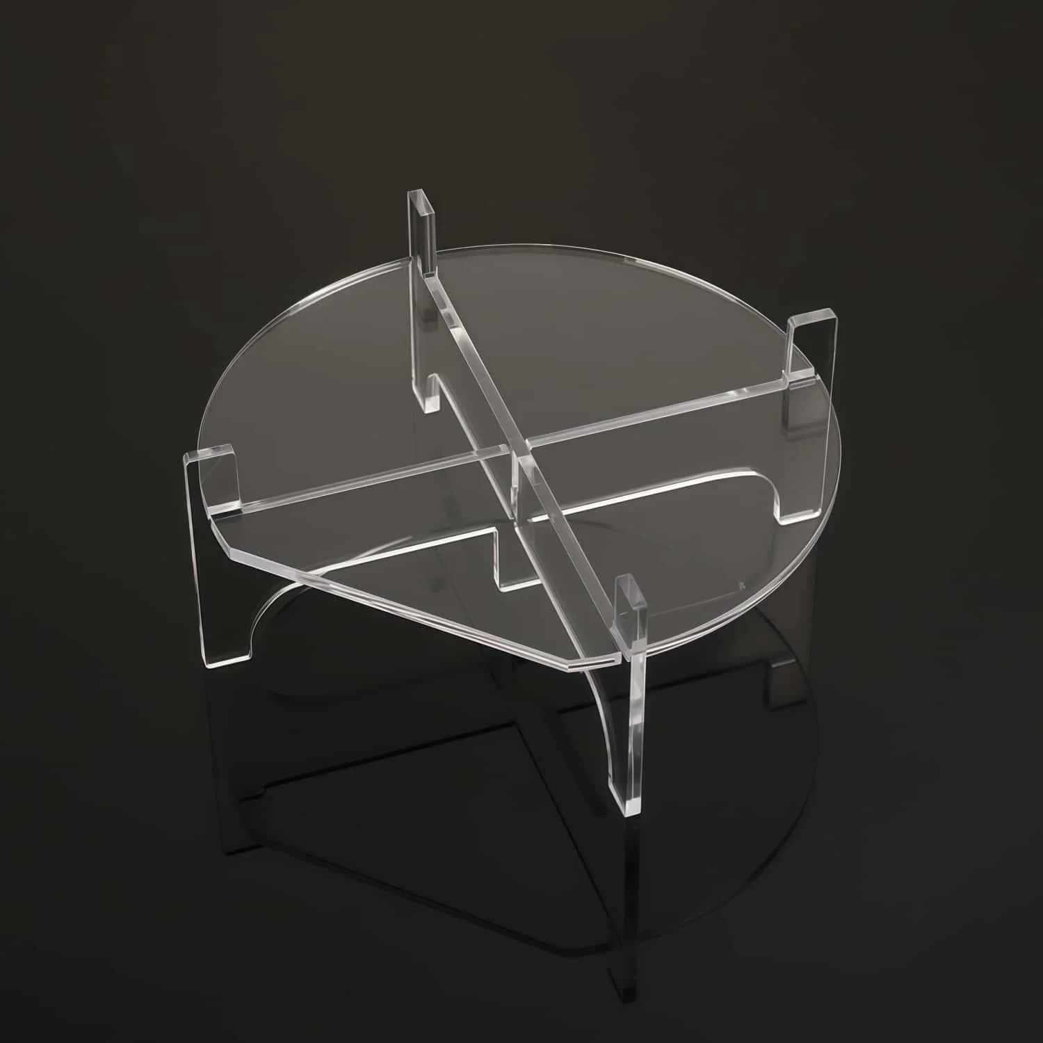 Supporto per Dispenser di Bevande in Acrilico, Portabevande Trasparente con Base Stabile per Cucina, Feste, Contenitore per Succhi