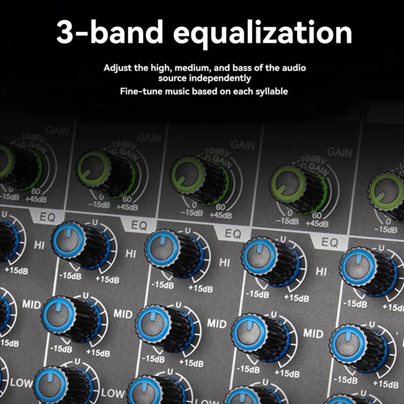 -A20Z Mixer audio professionale GAX-PA6 Canale Scheda audio Console Mixing Interfaccia sistema da tavolo Effetto riverbero 256 integrato EU Pl