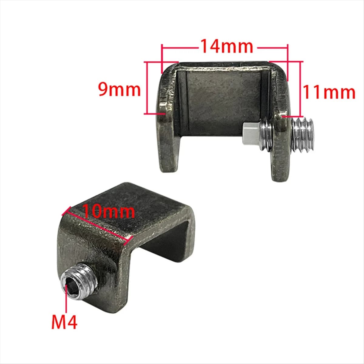 A04V 4 clip di fissaggio per letto caldo stampante 3D Ender3 CR10, per piattaforma in vetro reticolare, accessori essenziali per stampante A