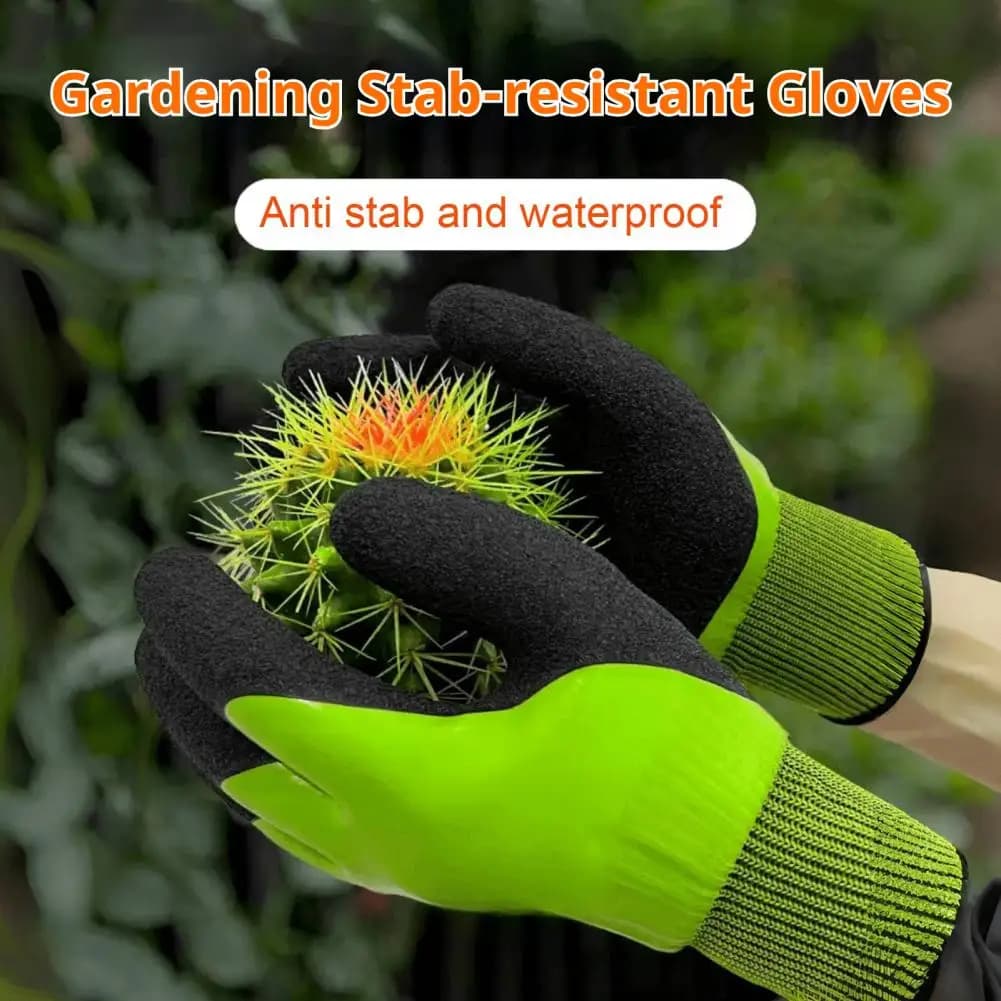 Guanti da giardino con artigli Guanti da giardinaggio traspiranti con artigli da lavoro, per piantare guanti da giardino resistenti alla puntura