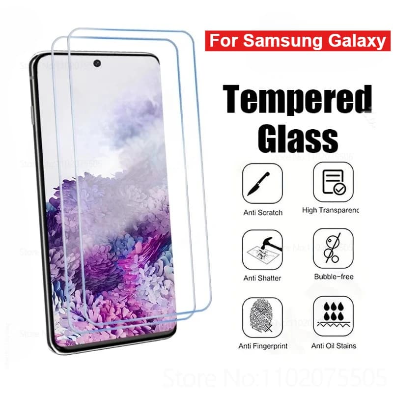 3-1 Pezzi Pellicola Protettiva in Vetro Temperato 9H HD per Samsung Galaxy S26 + S25 Edge S24 S23 S21 Ultra S20 FE S10 S9 S8 Plus