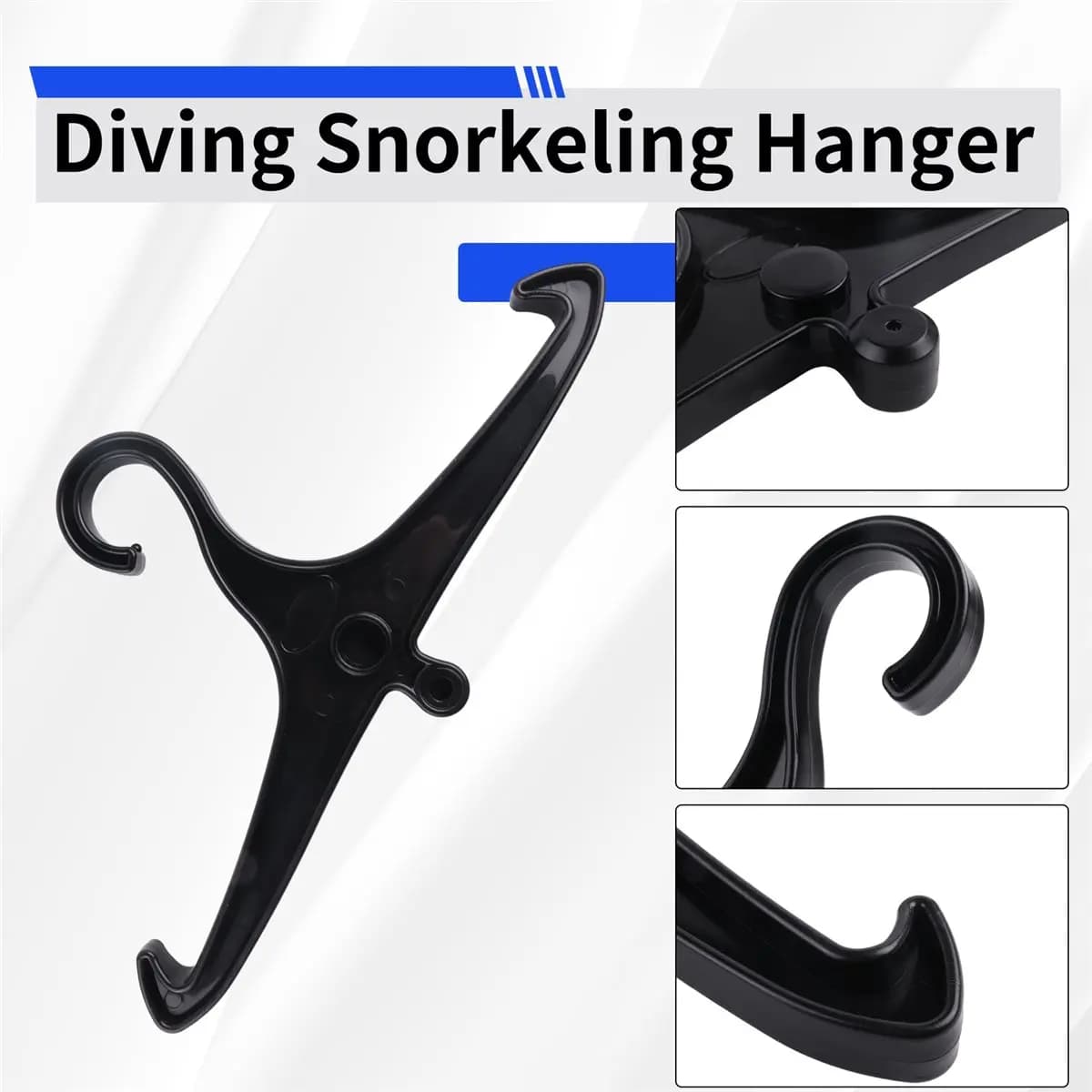 T22C Scuba Diving Hanger Fast Drying Draining Snorkeling Surfing Gloves Accessories Dry Rack,Black