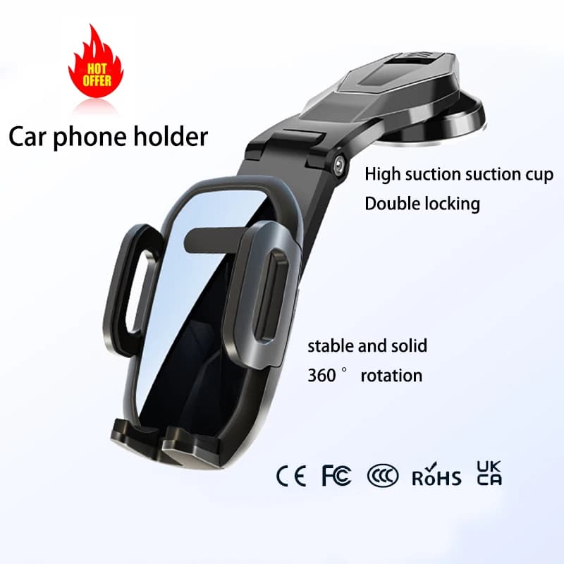 360 ° 2025 Nuovo supporto magnetico per telefono per auto pieghevole ad adsorbimento del vuoto Ventosa Supporto per telefono di navigazione dedicato