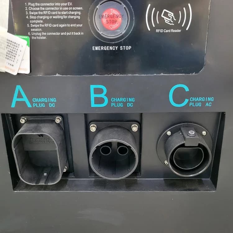 AC DC Combo Ev Fast Charger 3 Guns CHAdeMO CCS GBT 60kW 120kW 22kW 44kW CE Electric Car Charging Station for EV Trucks