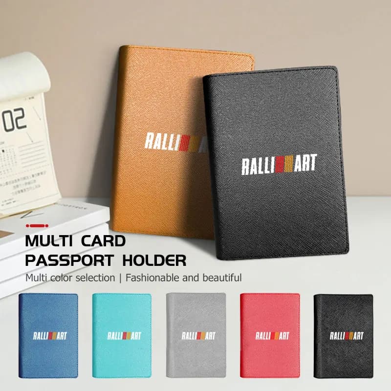 Tourist Passport Protection Document Wallet ID Bank Card Holder For Mitsubishi Lancer ASX Pajero Mirage Attrage Xpander