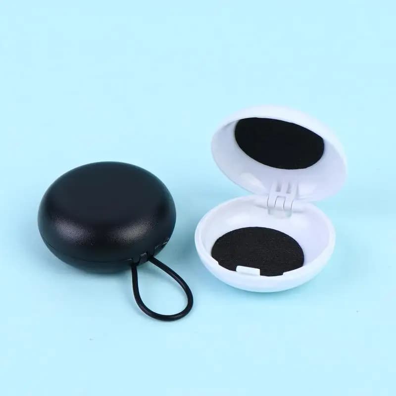 Round Soundproof Earplug Box Soundproof Mini Earplug Storage Box Jewelry Craft Sleeping Earplug Organiser
