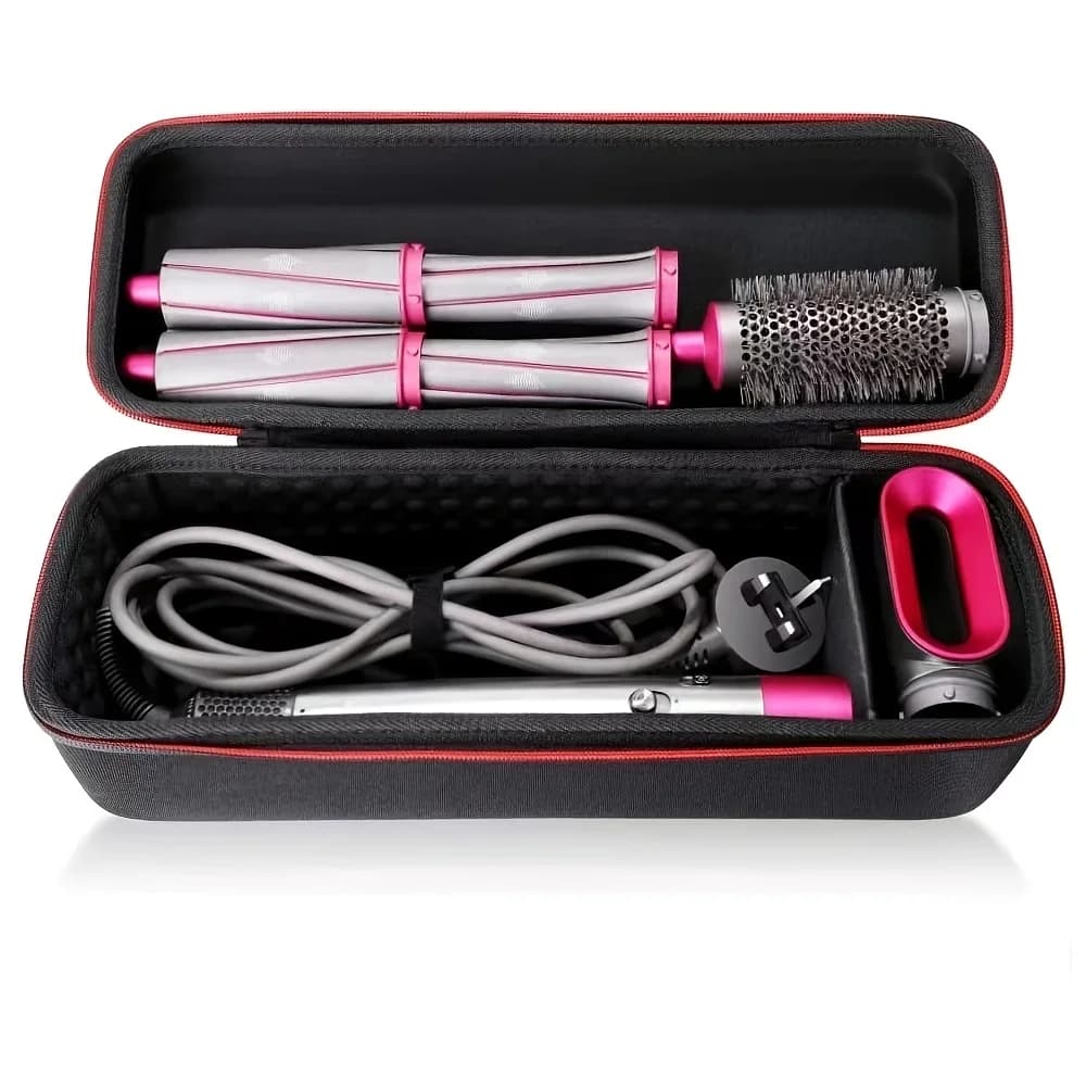 Hard Portable Travel Carrying Case for Dyson Airwrap Styler, Shockproof Handheld Storage Bag for Hair Curler Accessories