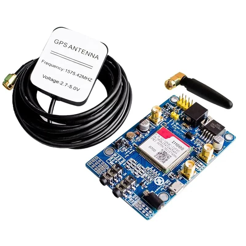 Modulo ABIJ-GPS per modulo SIM808, scheda di sviluppo GSM GPRS GPS IPX SMA con antenna GPS per Raspberry Pi