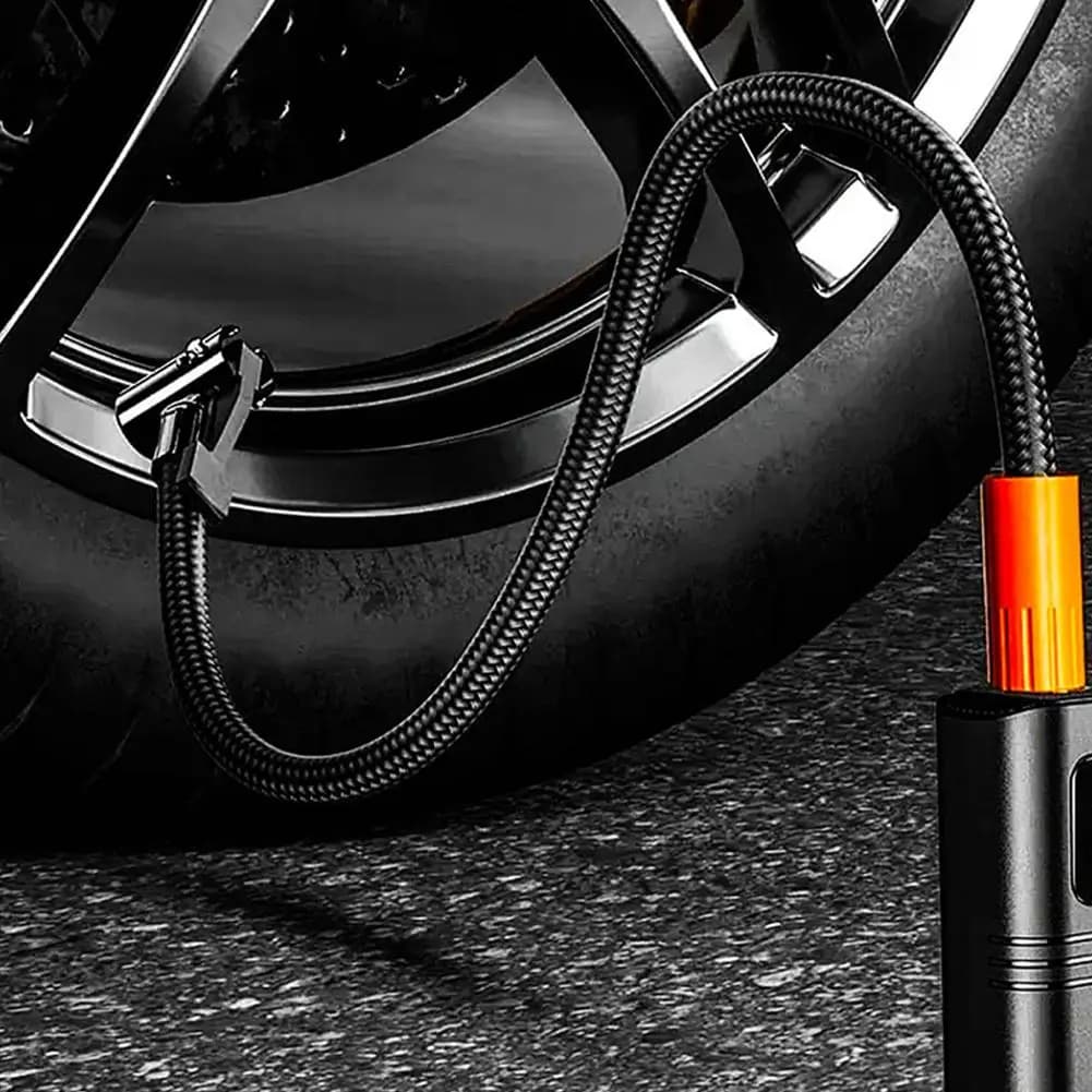 Car Tire Air Inflator Hose M6 Thread Quick Inflation Air Motorcycle Accessories Hose 30cm Car Connector Pump Inflation Tire J6P0